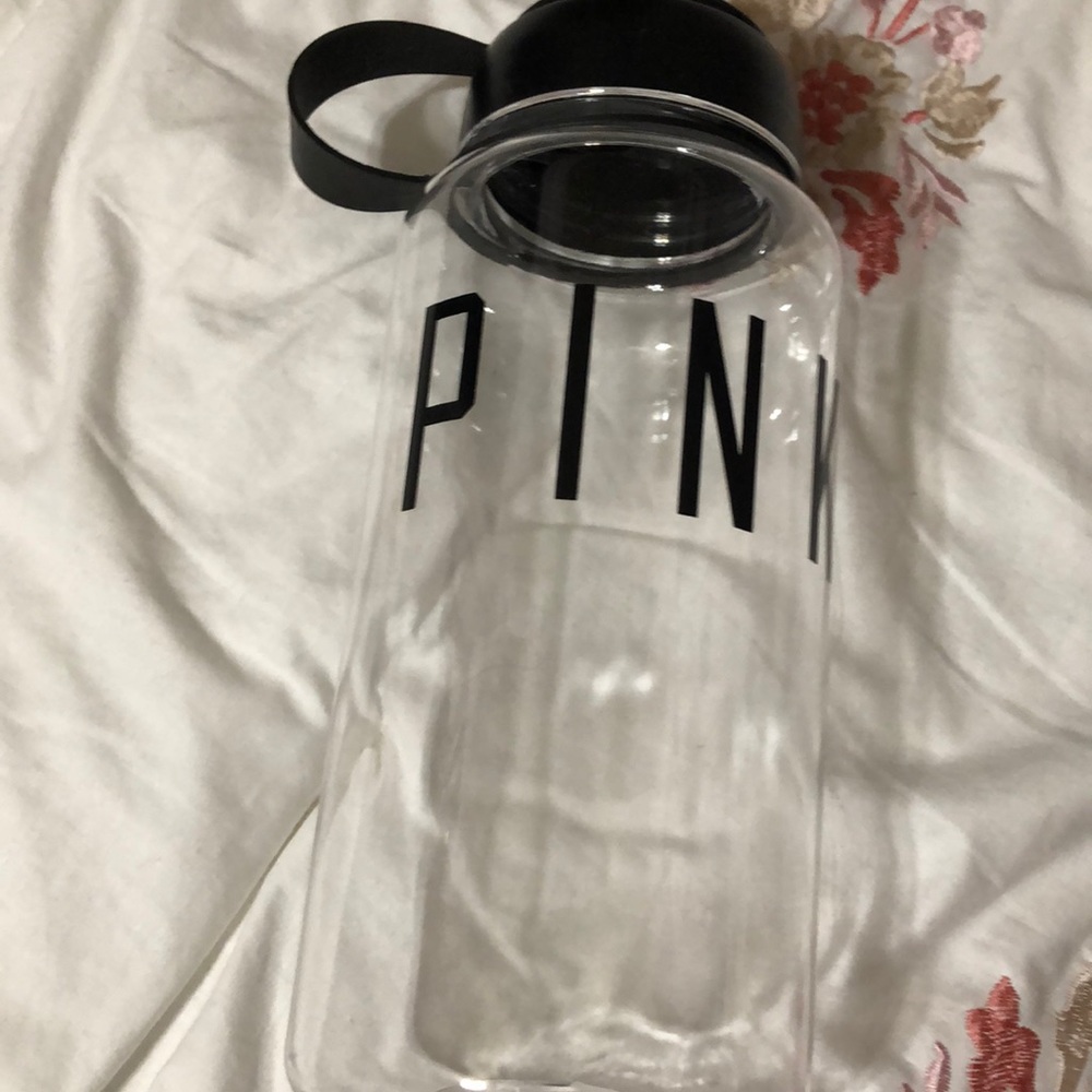 Pink water bottle